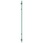 Paraschizzi per Cucina 2 pz Bianchi 80x50 cm in Vetro Temperato