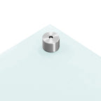 Paraschizzi per Cucina 2 pz Bianchi 80x50 cm in Vetro Temperato