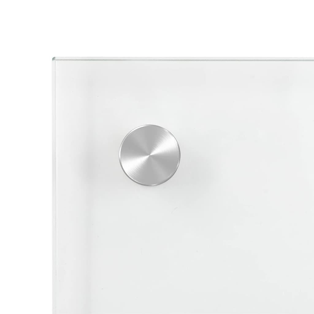 Paraschizzi per Cucina 2 pz Trasparente 70x40cm Vetro Temperato