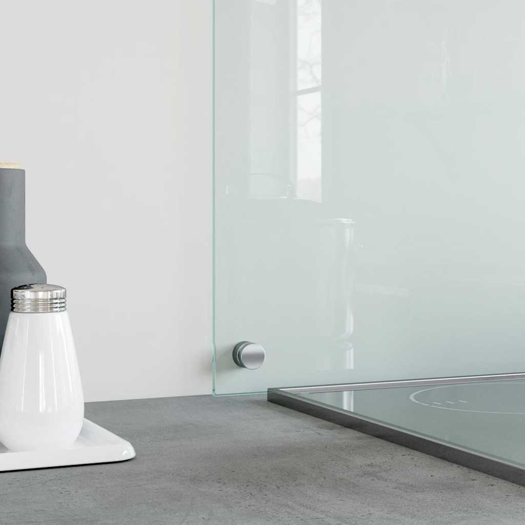Paraschizzi per Cucina 2 pz Trasparente 80x40cm Vetro Temperato