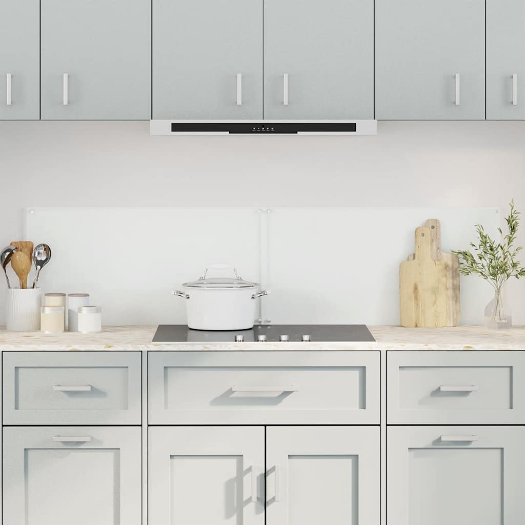 Paraschizzi per Cucina 2 pz Trasparente 80x60cm Vetro Temperato