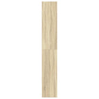 Libreria Rovere Sonoma 80x30x189 cm in Legno Multistrato