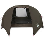 Tenda da Pesca per 5 Persone Marrone Impermeabile