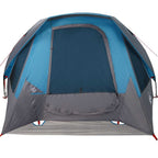 Tenda Familiare Cabina per 6 Persone Blu Impermeabile