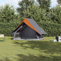 Tenda Familiare con tetto Grigio e arancione 220 x 220 x 184 cm