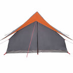 Tenda Familiare con tetto Grigio e arancione 315 x 286 x 200 cm