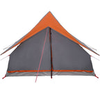 Tenda Familiare con tetto Grigio e arancione 315 x 286 x 200 cm