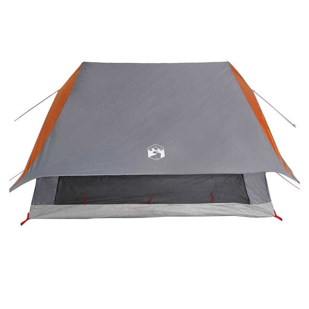 Tenda Familiare con tetto Grigio e arancione 315 x 286 x 200 cm