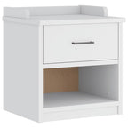 Panca da Corridoio SANDNES Bianca 45x40x50 cm in Legno di Pino