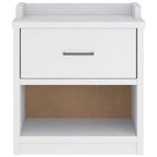 Panca da Corridoio SANDNES Bianca 45x40x50 cm in Legno di Pino