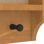 Appendiabiti da Parete SANDNES 45x12x35 cm in Legno di Pino