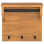 Appendiabiti da Parete SANDNES 43x30x42 cm in Legno di Pino