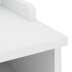 Panca da Corridoio SANDNES Bianca 87x40x50 cm in Legno di Pino