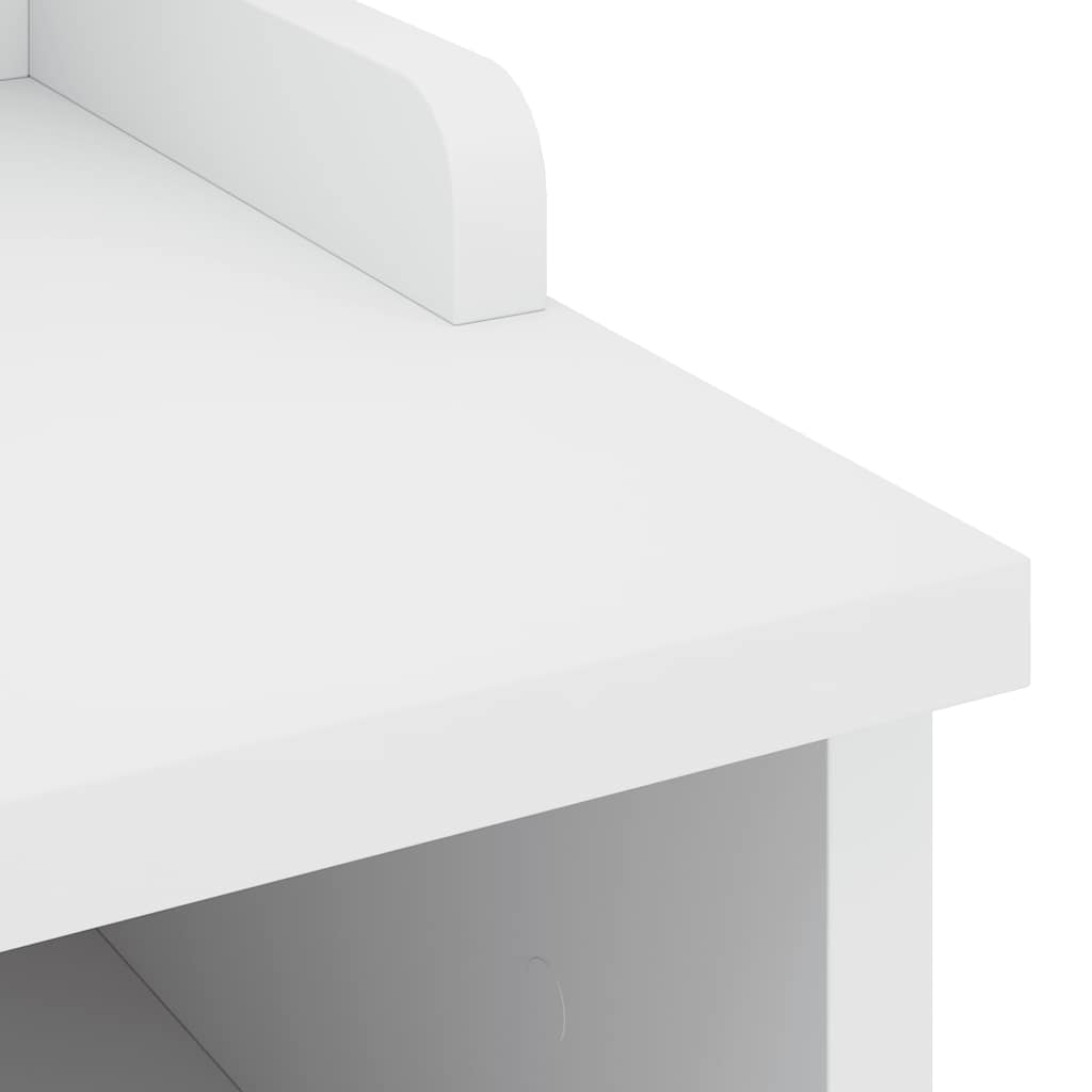 Panca da Corridoio SANDNES Bianca 87x40x50 cm in Legno di Pino