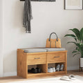 Panca da Corridoio SANDNES 87x40x50 cm Legno Massello di Pino