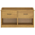 Panca da Corridoio SANDNES 87x40x50 cm Legno Massello di Pino