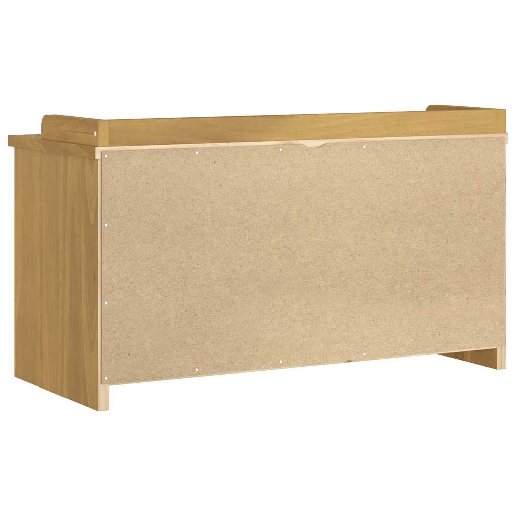 Panca da Corridoio SANDNES 87x40x50 cm Legno Massello di Pino