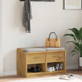 Panca da Corridoio SANDNES 87x40x50 cm Legno Massello di Pino