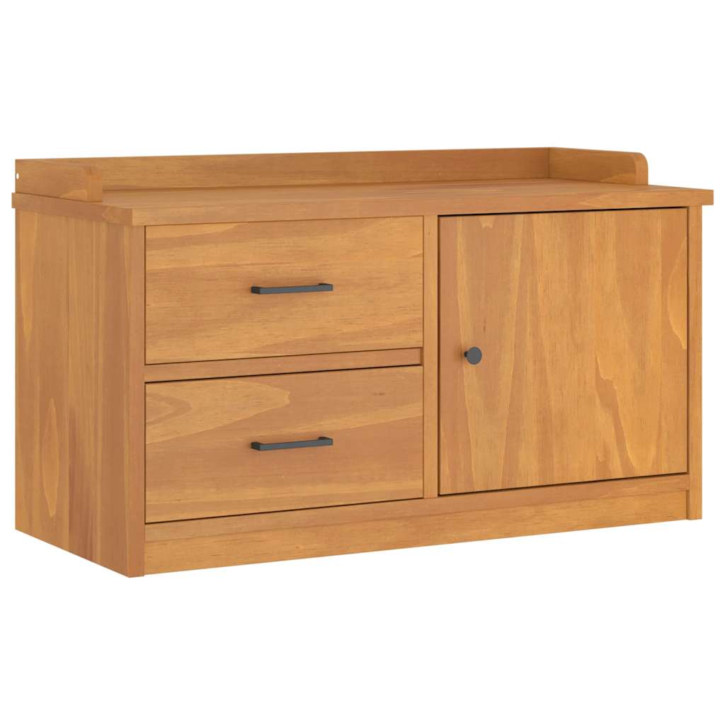 Panca da Corridoio SANDNES 87x40x50 cm Legno Massello di Pino