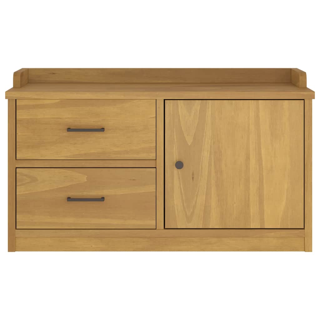 Panca da Corridoio SANDNES 87x40x50 cm Legno Massello di Pino