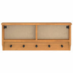 Appendiabiti da Parete SANDNES 87x12x35 cm in Legno di Pino