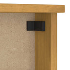 Appendiabiti da Parete SANDNES 87x12x35 cm in Legno di Pino