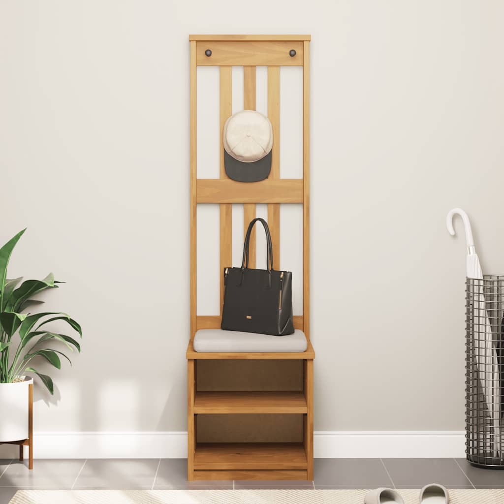 Albero da Ingresso SANDNES 45x40x159,5 cm in Legno di Pino