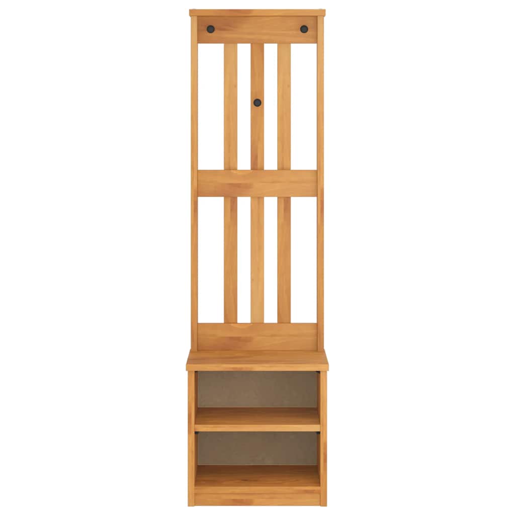 Albero da Ingresso SANDNES 45x40x159,5 cm in Legno di Pino