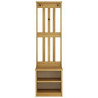 Albero da Ingresso SANDNES 45x40x159,5 cm in Legno di Pino