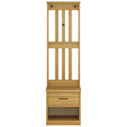 Albero da Ingresso SANDNES 45x40x159,5 cm in Legno di Pino