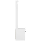 Albero da Ingresso SANDNES Bianco 45x40x159,5 cm Legno di Pino
