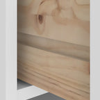 Albero da Ingresso SANDNES Bianco 45x40x159,5 cm Legno di Pino
