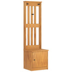 Albero da Ingresso SANDNES 45x40x159,5 cm in Legno di Pino