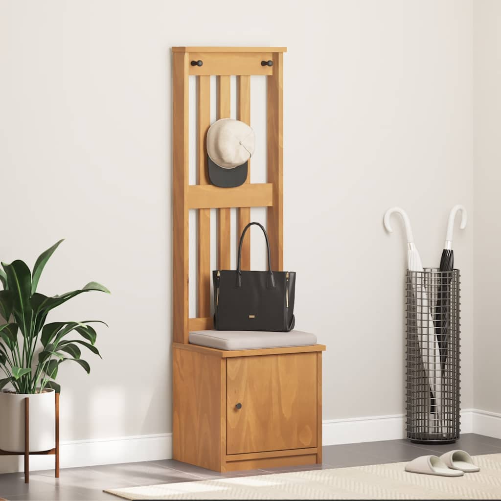 Albero da Ingresso SANDNES 45x40x159,5 cm in Legno di Pino
