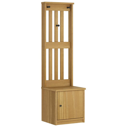 Albero da Ingresso SANDNES 45x40x159,5 cm in Legno di Pino