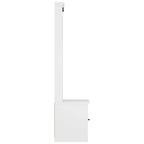 Albero da Ingresso SANDNES Bianco 45x40x159,5 cm Legno di Pino