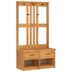 Albero da Ingresso SANDNES 87x40x159,5 cm in Legno di Pino