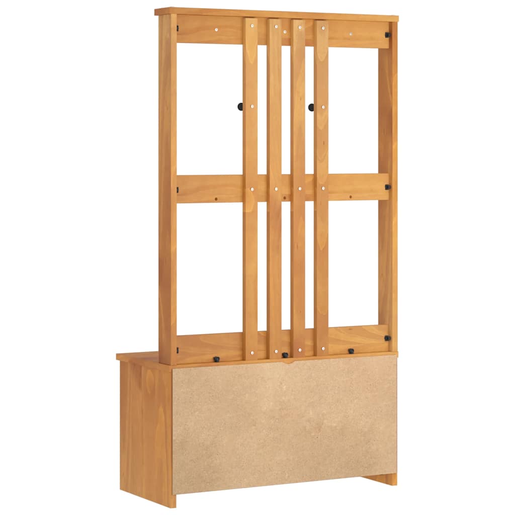 Albero da Ingresso SANDNES 87x40x159,5 cm in Legno di Pino