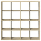 Libreria Rovere Sonoma 137,5x29x137,5 cm in Legno Multistrato