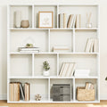Libreria Bianca 132x29x141,5 cm in Legno Multistrato