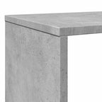 Libreria Grigio Cemento 132x29x141,5 cm in Legno Multistrato