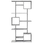 Libreria Grigio Cemento 92x29x188 cm in Legno Multistrato