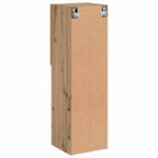 Mobili TV con Luci LED 2 pz Rovere Artigianale 30,5x30x102 cm