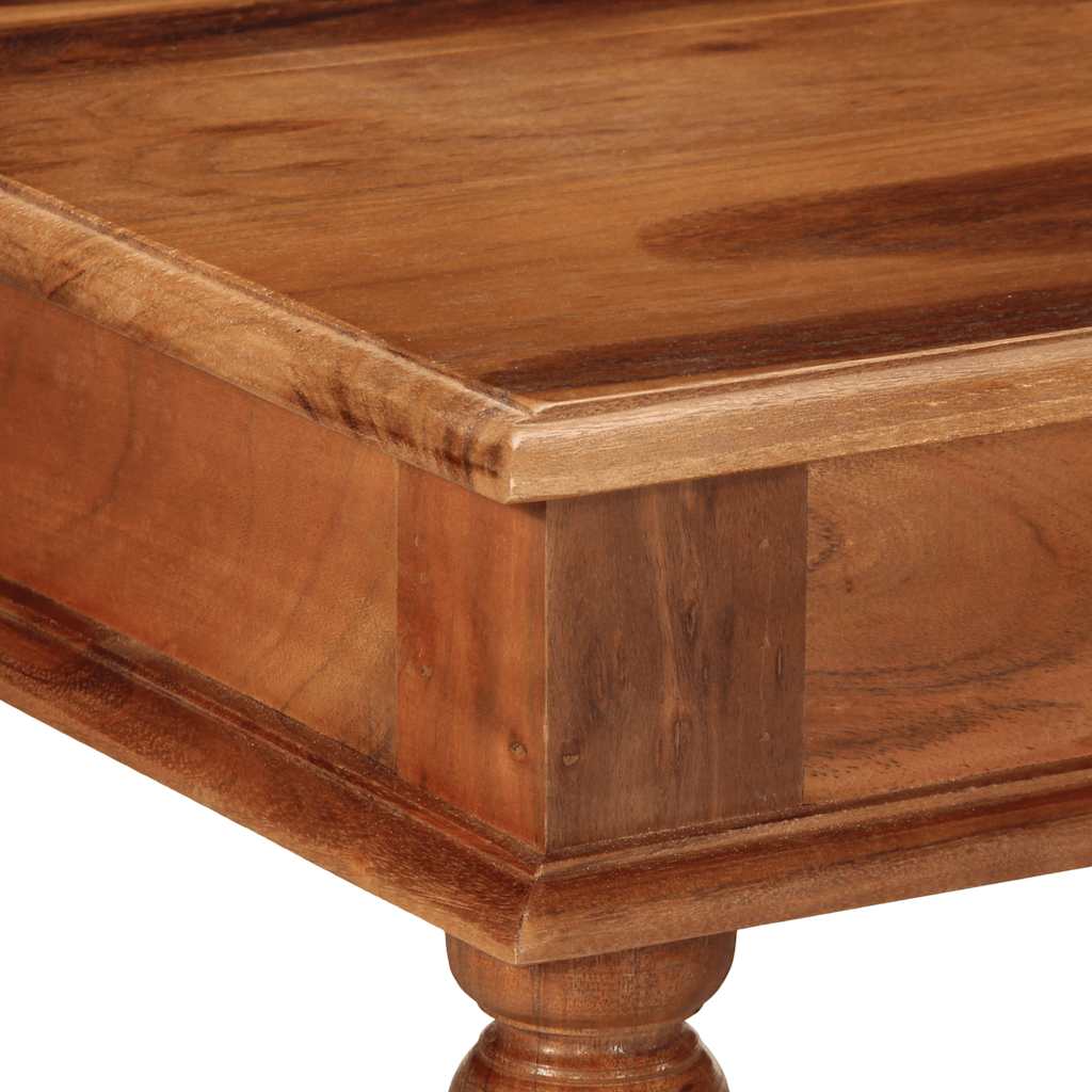 Tavolino da Salotto 110x60x40 cm in Legno Massello di Acacia