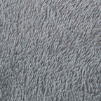 Tappeto Shaggy a Pelo Lungo NAVARRA Grigio Chiaro 60x100 cm