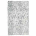 Tappeto Shaggy a Pelo Lungo NAVARRA Grigio Argento 80x150 cm