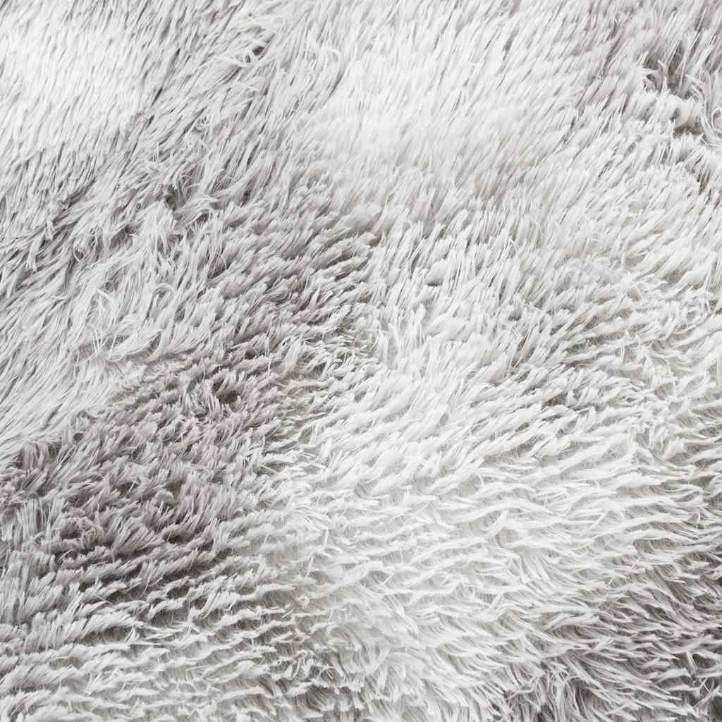 Tappeto Shaggy a Pelo Lungo NAVARRA Grigio Argento 80x150 cm