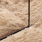 Tappeto Shaggy a Pelo Lungo NAVARRA Beige 130x200 cm poliestere