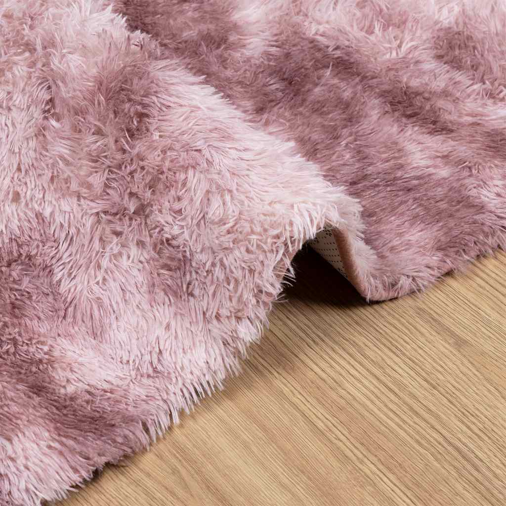 Tappeto Shaggy a Pelo Lungo NAVARRA Rosa Antico 130x200cm