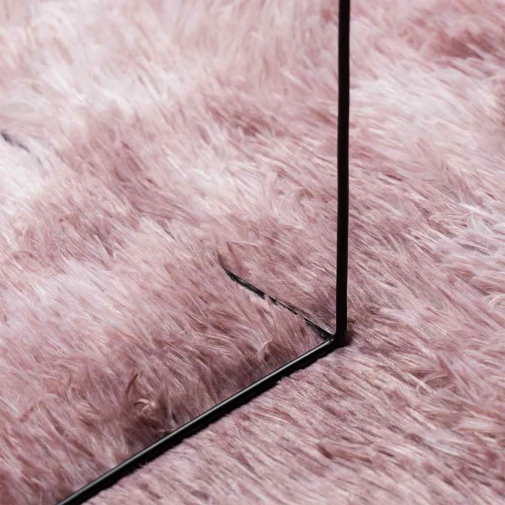 Tappeto Shaggy a Pelo Lungo NAVARRA Rosa Antico 130x200cm